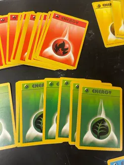1999 Pokemon TCG Base Set Lot of 97 Energy Cards #97-102 WOTC LP (1 Shadowless) - Image 3
