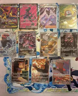 Pokemon- Perfect Order Lot of 11 Full Art Cards Near Mint Condition - Image 1