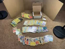 Pokemon Card Lot 300+ Cards Holo Reverse Holo V Cards Vintage Modern Pikachu - Image 1
