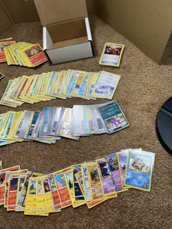 Pokemon Card Lot 300+ Cards Holo Reverse Holo V Cards Vintage Modern Pikachu - Image 3