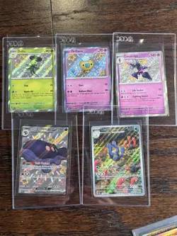 Pokemon Paldean Fates Lot 75 Cards Ceruledge Shiny IR ex Holo Reverse NM 162 - Image 2