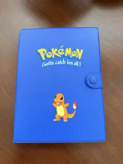 1997 Pokemon Bandai Carddass Lot ( 91 Cards ) With Vintage Charmander Binder - Image 1