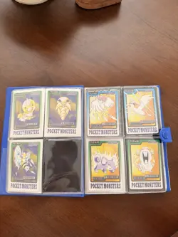1997 Pokemon Bandai Carddass Lot ( 91 Cards ) With Vintage Charmander Binder - Image 5