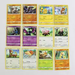 Lot Of 17 Pokemon Basic Trainer Stage 1 Trading Cards 2017 Holo Lycanroc Raichu - Image 3