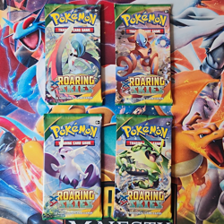 Pokemon TCG Roaring Skies Booster Packs Lot of 4 (10 Cards Each) English - Image 1
