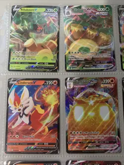 Pokemon TCG SWSH: Fusion Strike V & VMAX Lot of 9 Cards - Full Art Holo Lot NM - Image 2