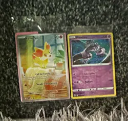 Pokemon TCG 2-SEALED PROMOS Lot FennekiN/MEWTWO HAS 4 cards in promo pack - Image 1