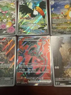 Pokemon TCG Mixed Lot of 10 Full Art Cards Some Sealed. Sealed Fenekken and More - Image 2
