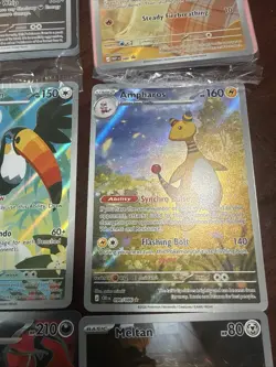 Pokemon TCG Mixed Lot of 10 Full Art Cards Some Sealed. Sealed Fenekken and More - Image 4