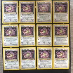Pokemon Black Star Promo #18 Team Rocket's Meowth (LOT OF 12 CARDS) MP-NM Range - Image 1