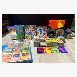 Pokemon TCG Collection Lot 1700+ Cards Vintage Modern Tins Binders ETB - Image 1