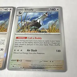 Pokemon TCG Pitch Black Silvally 070/084. 2-Cards Lot Holo & Reverse Holo - Image 2