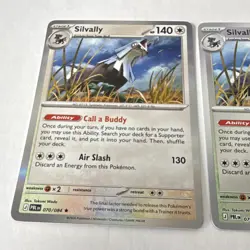 Pokemon TCG Pitch Black Silvally 070/084. 2-Cards Lot Holo & Reverse Holo - Image 3