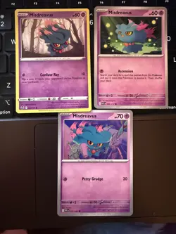 Pokemon TCG Misdreavus Lot (3) Various Sets 063/195 085/217 035/094 NM Cards - Image 1
