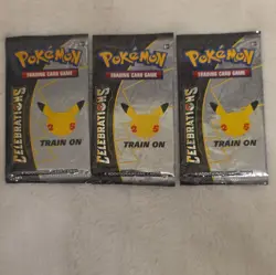 Pokemon TCG Celebrations Booster Pack Lot 3 (4 Cards) Pikachu English - Image 2
