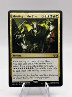 Meeting Of The The Five 202/281 Streets Of New Capenna SNC MTG NM - Image 1