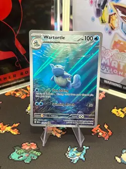 Pokemon TCG S&V 151: Wartortle 171/165 Illustration Rare English Card - NM - Image 1