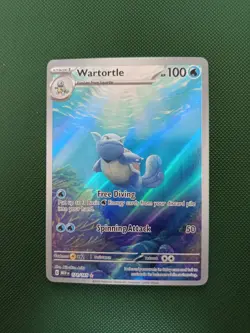 Wartortle 171/165 Illustration Rare English 151 Pokemon Card NM - Image 1