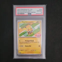 PSA 10 Pikachu Berkemeja Batik 101/SV-P Indonesia Journey Promo Pokemon Card - Image 1