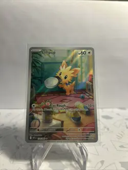 Pokemon TCG - Lillipup - Illustration Rare SV: White Flare 154/086 NM - Image 2
