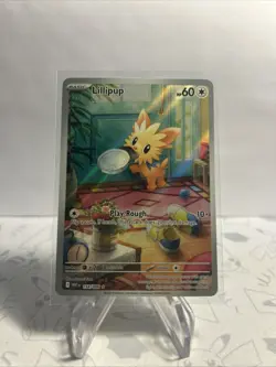 Pokemon TCG - Lillipup - Illustration Rare SV: White Flare 154/086 NM - Image 3