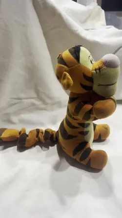 The First Years Disney Musical Tigger 9" Plush Music Box Pull Tail Works Rare - Image 2