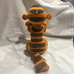 The First Years Disney Musical Tigger 9" Plush Music Box Pull Tail Works Rare - Image 4