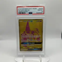 Pokemon TCG Tapu Lele GX SV94 Hidden Fates Shiny Vault Holo PSA 10 EN 2019 - Image 2