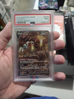 2023 Pokemon Sword Shield Crown Zenith Galarian Gallery #GG36/GG70 Entei V PSA 9 - Image 1