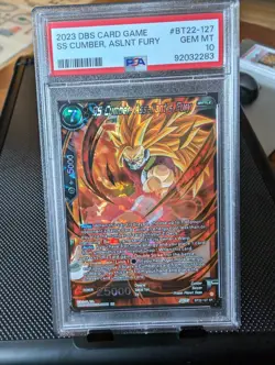 Dragon Ball Super SS 2023 Cumber Assailant’s Fury SPR BT22-127 (PSA 10) - Image 1