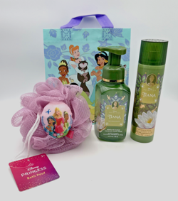 Disney Princess Tiana 4-Piece Bath & Body Works Set Soap + Fragrance Mist + Bag - Image 1