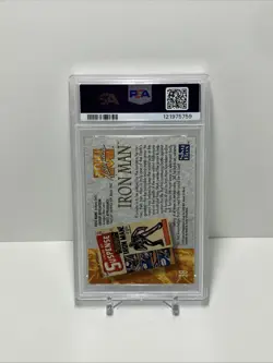 Sky Box, 1992 Marvel Masterpieces, #38, Iron Man, PSA 9 - Image 2