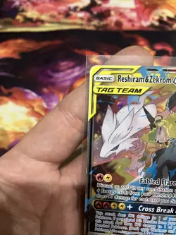Pokemon TCG Reshiram & Zekrom GX Tag Team Cosmic Eclipse 157/236 Near Mint NM - Image 2