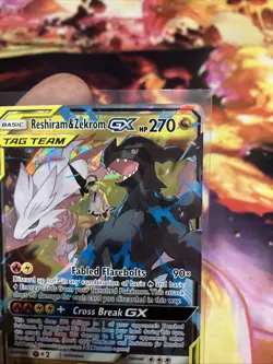 Pokemon TCG Reshiram & Zekrom GX Tag Team Cosmic Eclipse 157/236 Near Mint NM - Image 3