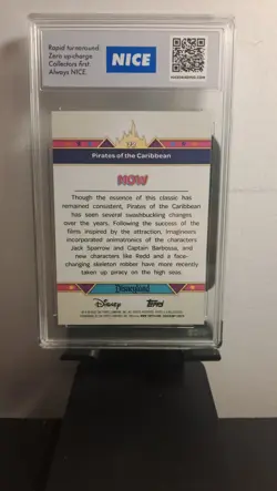 2025 Topps Disney 70th Anniversary - Pirates of the Caribbean - Aqua Dots #/150 - Image 2