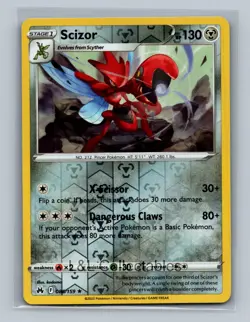 Scizor #086/159 Reverse Holo Crown Zenith - Image 1