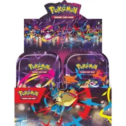 Pokemon TCG Mega Evolution MEGA HEROES MINI TIN DISPLAY Factory Sealed - Image 1