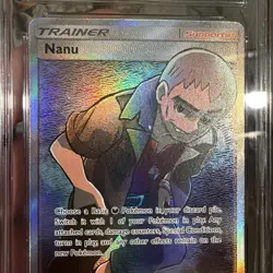 Pokemon TCG Nanu Sun & Moon Team Up FA Ultra Rare Holo 179 CGC Pristine 10 POP3 - Image 4