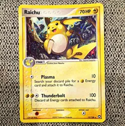 The Pokemon Company Raichu Power Keepers 12/108 EN Holo Rare Stage 1 70 HP 2007 - Image 1