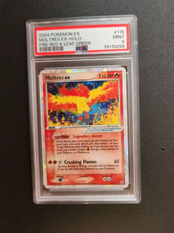 2004 Pokemon Moltres Ex Holo Fire Red & Leaf Green #115 Pokemon Slab PSA 9 - Image 1