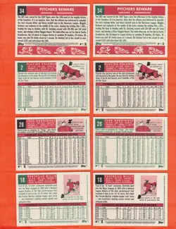 2008 Topps Heritage Detroit Tigers 1-720 Master Team Set SPs Black Backs! - Image 2