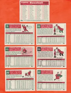 2008 Topps Heritage Detroit Tigers 1-720 Master Team Set SPs Black Backs! - Image 4