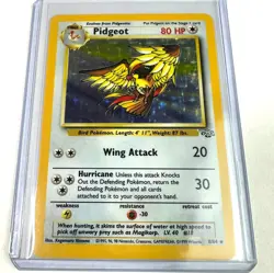 Pokemon TCG Pidgeot 8/64 Jungle Set Unlimited Holo Rare Excellent Condition - Image 1