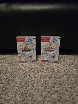 Lot of 2 Pokemon TCG Scarlet & Violet Prismatic Evolutions Booster Bundle Sealed - Image 1