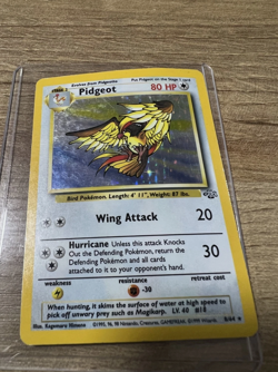 Pokemon TCG Jungle (Unlimited) Pidgeot 8/64 Holo Rare LP - Image 1