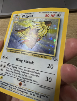 Pokemon TCG Jungle (Unlimited) Pidgeot 8/64 Holo Rare LP - Image 2