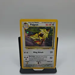 Pokemon TCG Jungle (Unlimited) Pidgeot 8/64 Holo Rare LP - Image 1