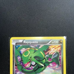 Pokemon TCG Card Rayquaza 93/113 Legendary Treasures Holo Rare - MP - Image 2