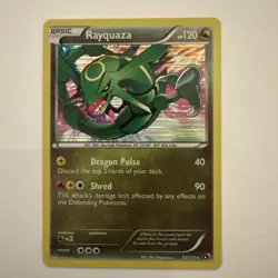 Pokemon TCG Rayquaza 93/113 Legendary Treasures Holo Rare MP - Image 1