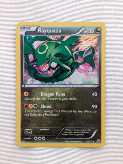 Pokemon TCG Rayquaza Legendary Treasures 93/113 Holo Holo Rare - Image 1
